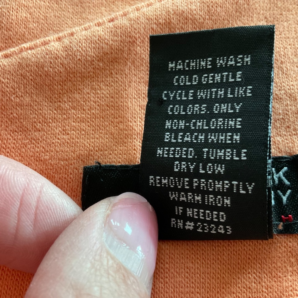 New York & Company One-Shoulder Cami. Orange. Size XS - Picture 8 of 8